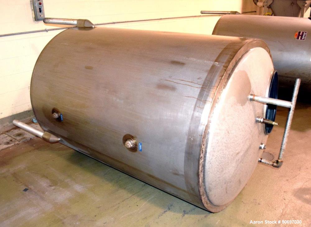 Used Perma-San Jacketed Tank, 350 Gallon
